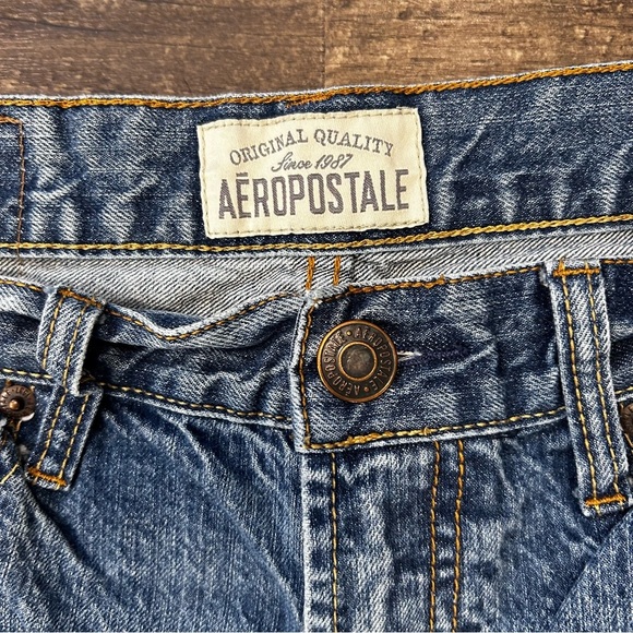 Aeropostale Men's Essex Straight Leg Blue Jeans 28/30 - Picture 2 of 5